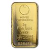 Image 1 : 2 gram Austrian Gold Bar .9999 Fine