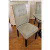 Image 2 : GLASS TOP DINING ROOM TABLE WITH 4 CHAIRS