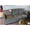 Image 2 : GREY FABRIC 3 PIECE SOFA SET INCLUDES SOFA, LOVESEAT & CHAIR