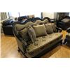 Image 1 : FORMAL LIVING ROOM HEAVILY CARVED 3 PIECE SOFA SET INCLUDES SOFA, LOVESEAT, CHAIR & THROW CUSHIONS