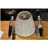 Image 2 : PAIR OF DOUBLE LAMP WALL SCONCES (94 AVAILABLE SOLD PER SET )