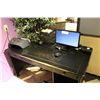 Image 2 : RECEPTION DESK, FAX MACHINE, COMPUTER MONITOR & MISC OFFICE ITEMS INCLUDING A KENWOOD STEREO