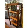 Image 1 : WOODEN CURIO SHELF