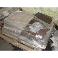 ONE PALLET LOT OF ASSORTED CERAMIC FLOOR TILE