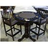 Image 1 : 3PC FLIPTOP GAMES TABLE WITH 2 MATCHING CHAIRS - POKER AND CHESS