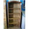 Image 1 : APPROX 6' TALL SOLID PINE BOOKSHELF