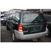 Image 2 : 2002 FORD ESCAPE 4DRSW VIN# 1FMYU01122KD95266