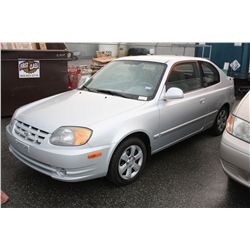 2006 HYUNDAI ACCENT GS HATBK VIN # KMHCG35C76U358125