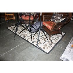 APPROX 6'X8' CONTEMPORARY WOVEN AREA RUG