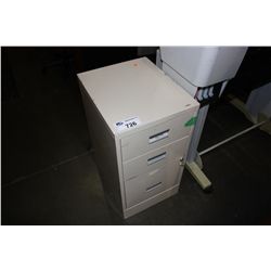 METAL 3 DRAWER OFFICE FILING CABINET