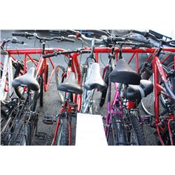 5 ASSORTED MOUNTAIN BIKES; PHOENIX, RIXE, INFINITY, TRIUMPH, CCM