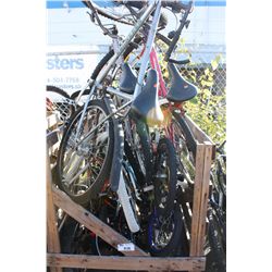 PALLET LOT OF ASSORTED BIKES