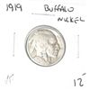 Image 1 : 1919 BUFFALO NICKEL RED BOOK VALUE $12.00+ *NICE EARLY VERY FINE GRADE*!! BUFFALO NICKEL CAME OUT OF