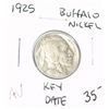 Image 1 : 1925 *RARE KEY DATE* BUFFALO NICKEL RED BOOK VALUE $25.00+ *NICE EARLY EXTRA FINE GRADE*!!