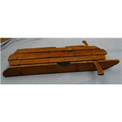 Primitive wooden sled