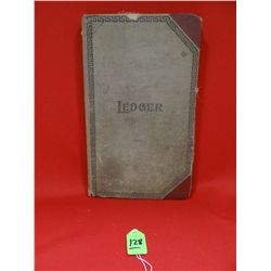 Garnet, Montana Saloon ledger, 1939-1940's, cloth cover, 8" x 13", shows use