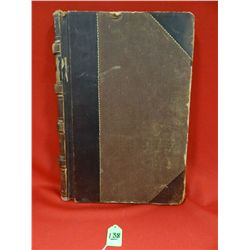 Justices of the Peace Docket, Deere Lodge, County, Montana, 1899, leather bound, 12" x 16"