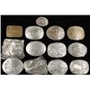 Image 1 : Lot of Thirteen Nat'l Finals Rodeo Belt Buckles
