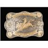 Image 1 : Western Belt Buckle "Champion Bull Rider"