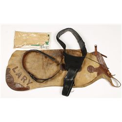 Lot of Leather Cowboy Accessories