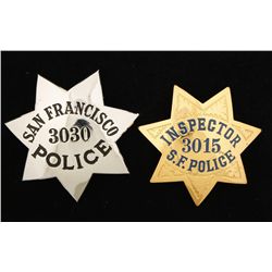 Obsolete San Francisco Police Badges