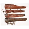 Image 2 : Collection of 4 Leather Rifle Scabbards