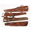 Image 3 : Collection of 4 Leather Rifle Scabbards