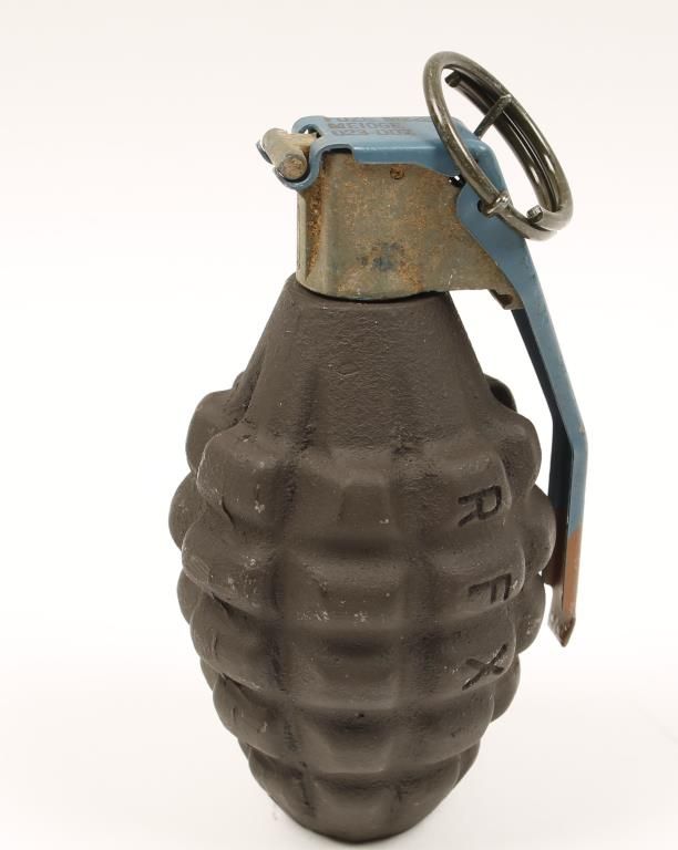 US Vietnam Era Pineapple Practice Hand Grenade
