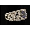 Image 2 : Sterling Silver Tanzanite & White Topaz Ring.