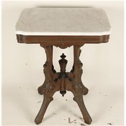 Victorian Marble Top Table.