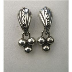 Beautifully Crafted Pair of Sterling Silver