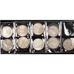 Lot of 9 Liberty Head Silver Dollars