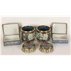 Image 2 : Collection of Four Chinese Cloisonne Items