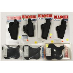 Lot of Seven Bianchi Holsters