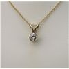 Image 2 : Fine Diamond Solitaire Pendant