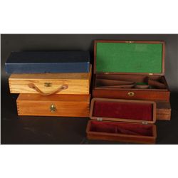 Lot of 6 handgun Boxes