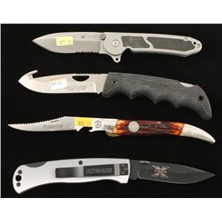 Lot of Four Folding Knives