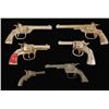 Image 1 : Lot of 6 Early Cast Iron Cap Guns.