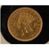 Image 1 : 1871 Gold One Dollar Coin Love Token