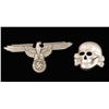 Image 1 : German WW2 Combat Badge& Officers Visor Cap Eagle