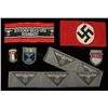Image 1 : German WWII Political Arm Band & 10 M-1944 Army