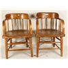 Image 1 : Pair of Barrel Back Chairs.