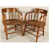 Image 2 : Pair of Barrel Back Chairs.