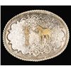 Image 1 : Western Buckle with Cowboy and Horse