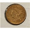Image 1 : 1890 2-1/2 Dollar Liberty Head Gold Coin