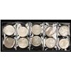 Image 2 : Lot of Ten "Morgan" Silver Dollars