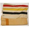 Image 1 : Lot of Two Woolen Western Blankets and a Duster