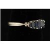 Image 2 : 10K Sapphire & Diamond Ring.