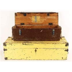 Lot of Two Wooden Crates