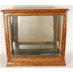 Oak Display Cabinet